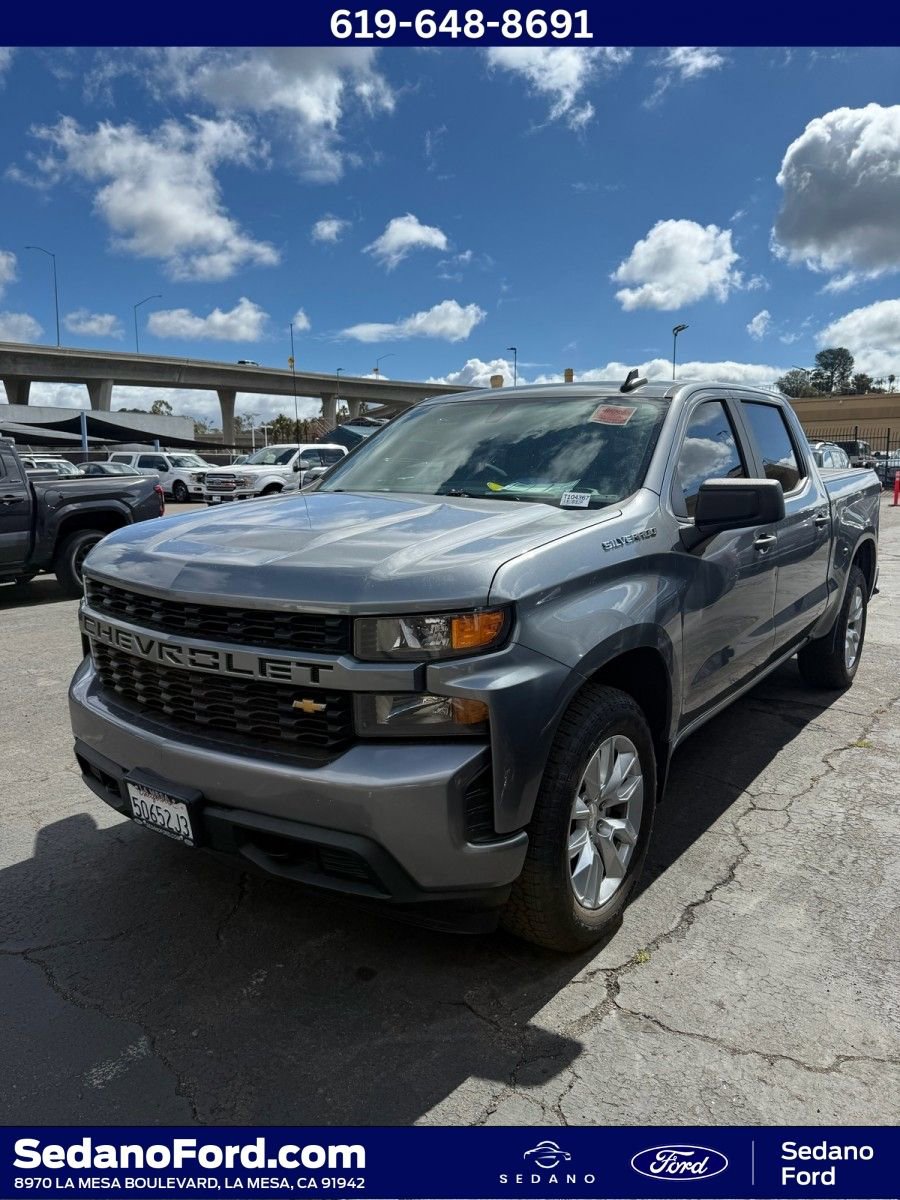 Used 2021 Chevrolet Silverado 1500 Custom RWD image 1