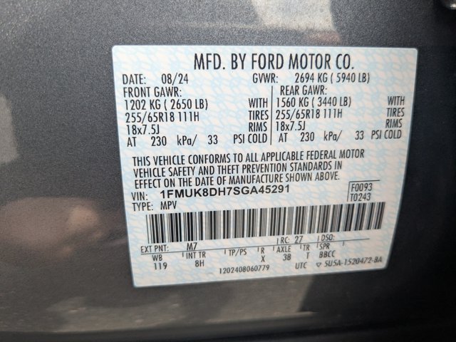 Certified 2025 Ford Explorer Active AWD/4WD image 37
