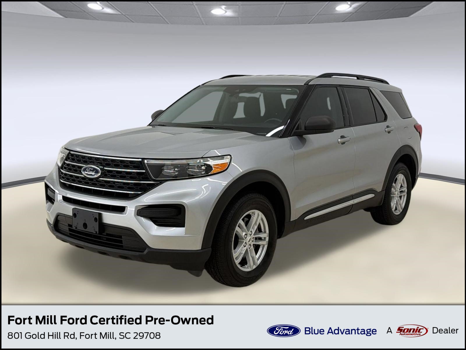 Certified 2021 Ford Explorer XLT w/ Class III Trailer Tow Package AWD/4WD image 1