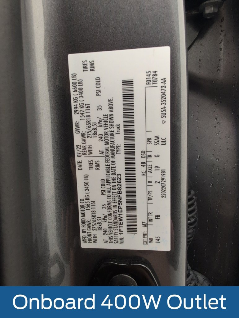 Certified 2022 Ford F150 XLT w/ Equipment Group 302A High AWD/4WD image 40