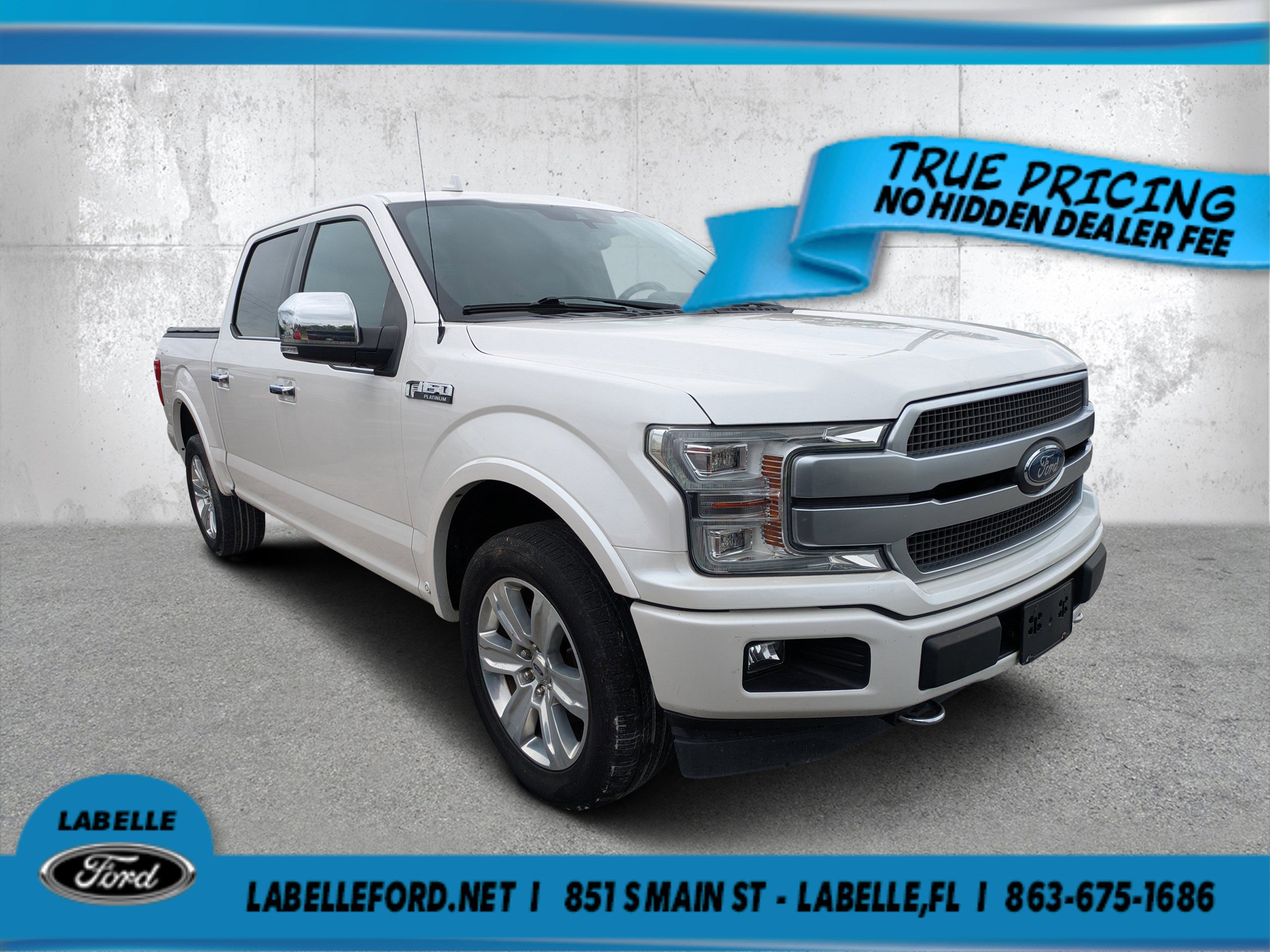 Certified 2019 Ford F150 Platinum w/ Equipment Group 701A Luxury AWD/4WD image 1