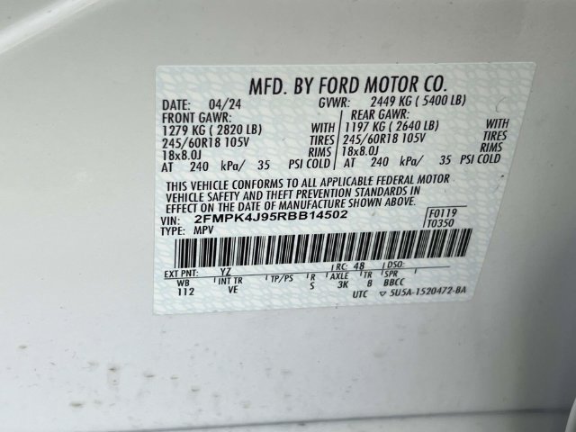 Certified 2024 Ford Edge SEL w/ Convenience Package AWD/4WD image 31