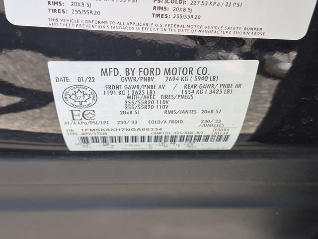 Certified 2022 Ford Explorer ST-Line w/ Class IV Trailer Tow Package AWD/4WD image 34
