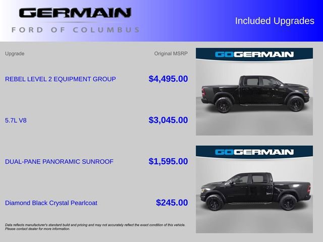 Used 2024 RAM 1500 Rebel w/ Rebel Level 2 Equipment Group image 39