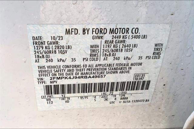 Certified 2024 Ford Edge SEL image 34