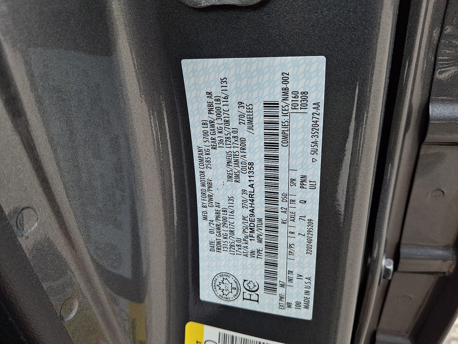 Certified 2024 Ford Bronco Badlands AWD/4WD image 27