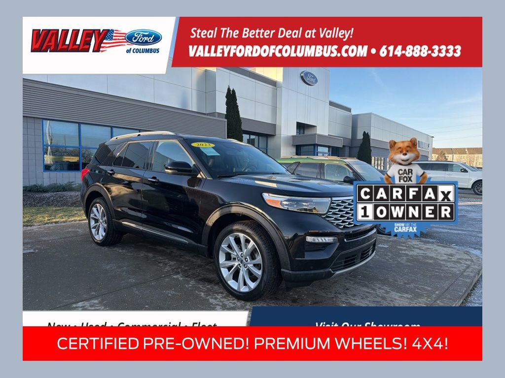 Certified 2023 Ford Explorer Platinum w/ Technology Package