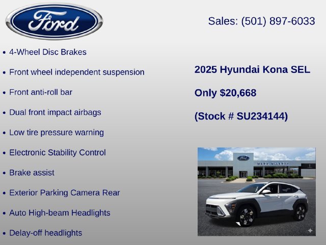 Used 2025 Hyundai Kona SEL FWD image 18
