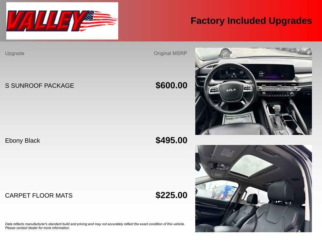 Used 2023 Kia Telluride S w/ S Sunroof Package AWD/4WD image 6