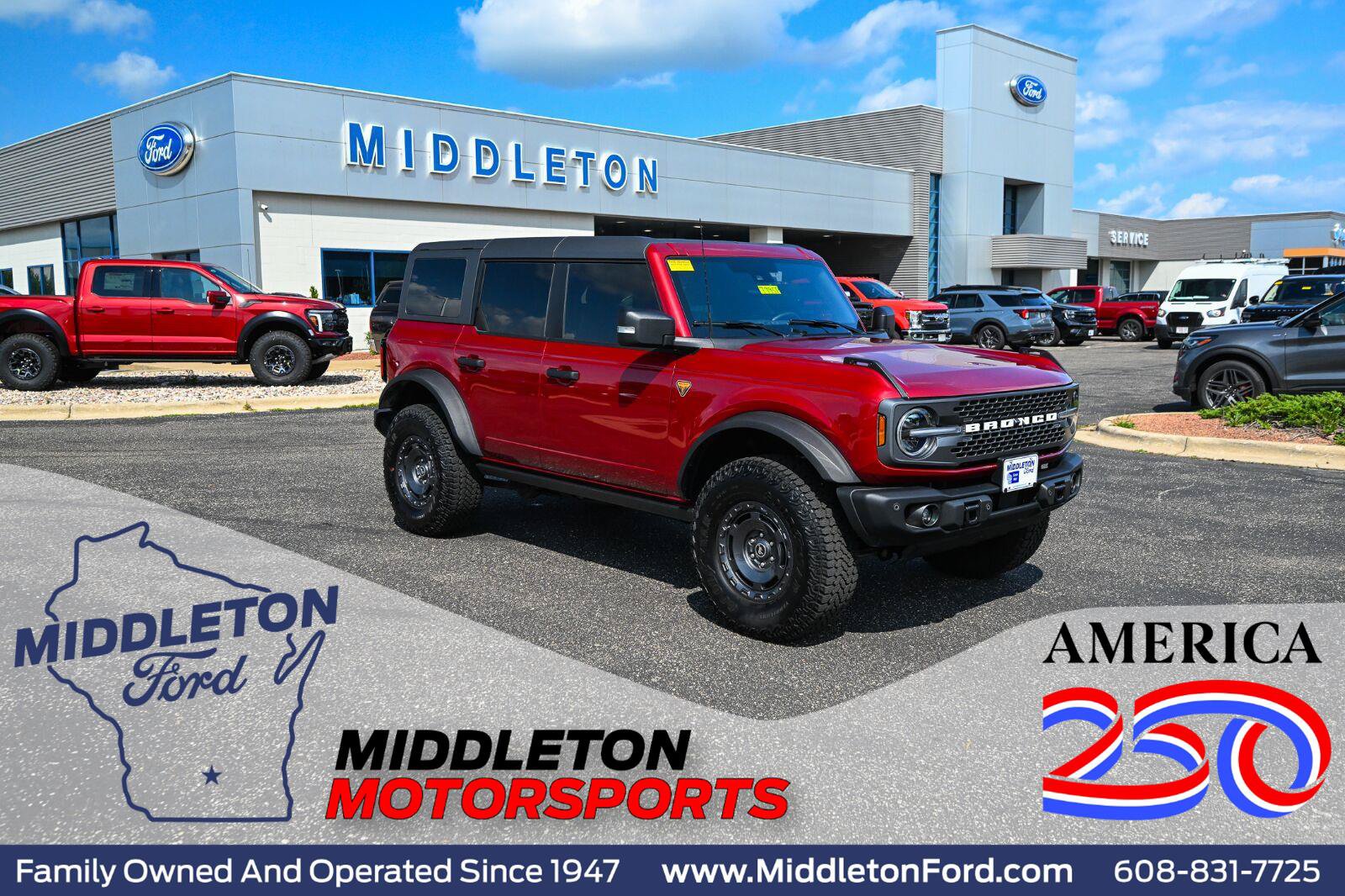 Certified 2025 Ford Bronco Badlands w/ Sasquatch Package AWD/4WD image 1