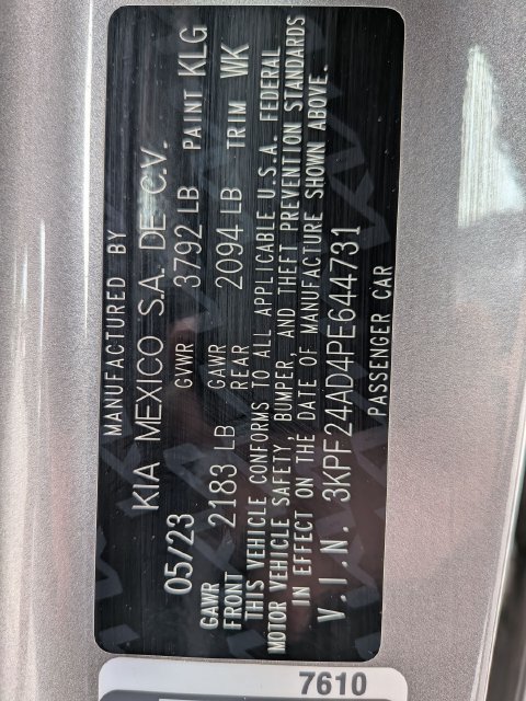 Used 2023 Kia Forte LXS FWD image 22