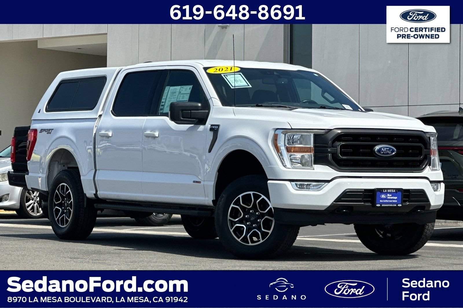 Certified 2021 Ford F150 XLT w/ Equipment Group 301A Mid