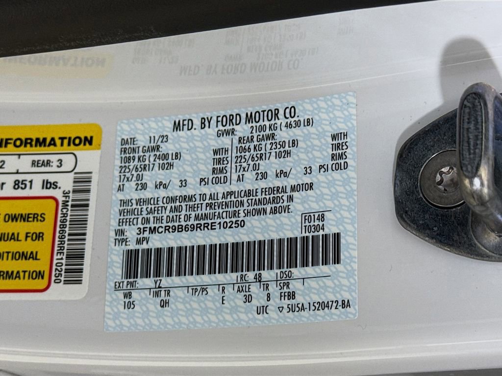 Certified 2024 Ford Bronco Sport Big Bend image 30