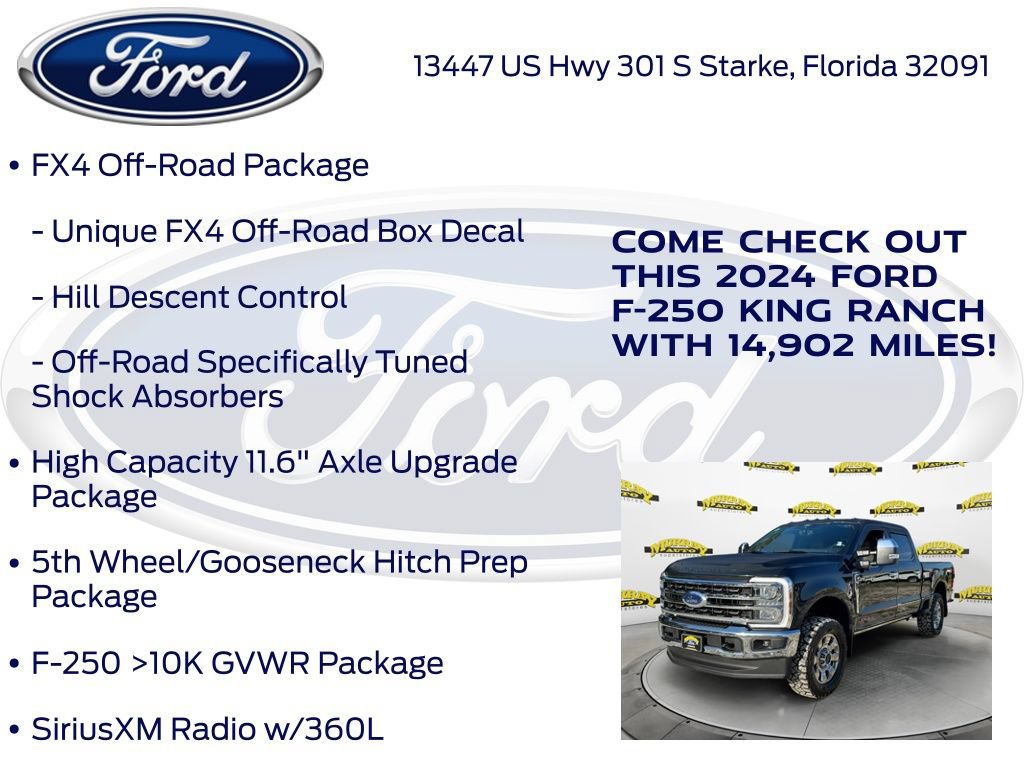 Certified 2024 Ford F250 King Ranch w/ Chrome Package AWD/4WD image 27
