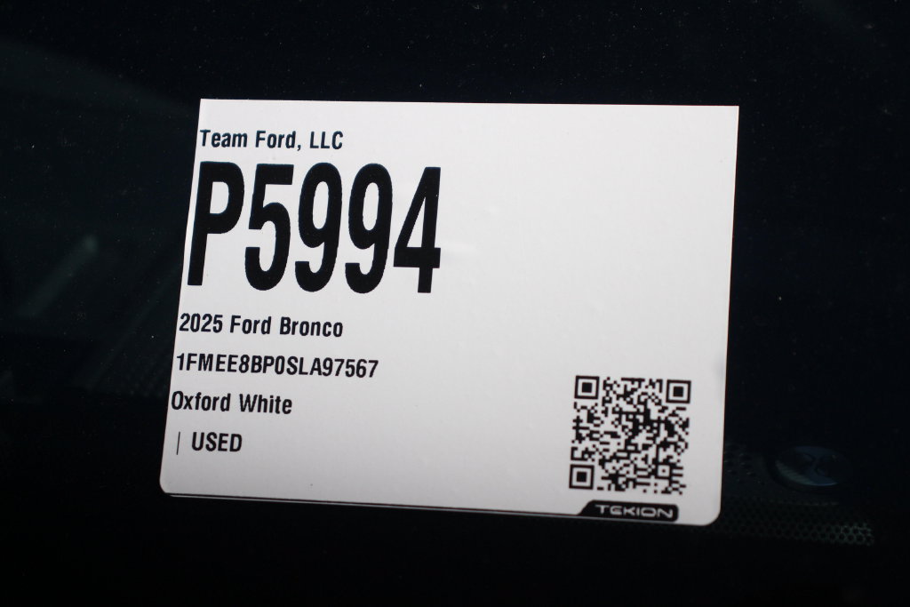 Certified 2025 Ford Bronco Outer Banks AWD/4WD image 30