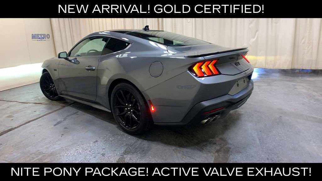 Certified 2025 Ford Mustang GT Premium w/ Mustang Nite Pony Package RWD image 5