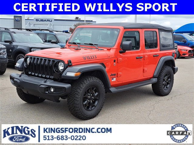 Used 2022 Jeep Wrangler Unlimited Willys image 1