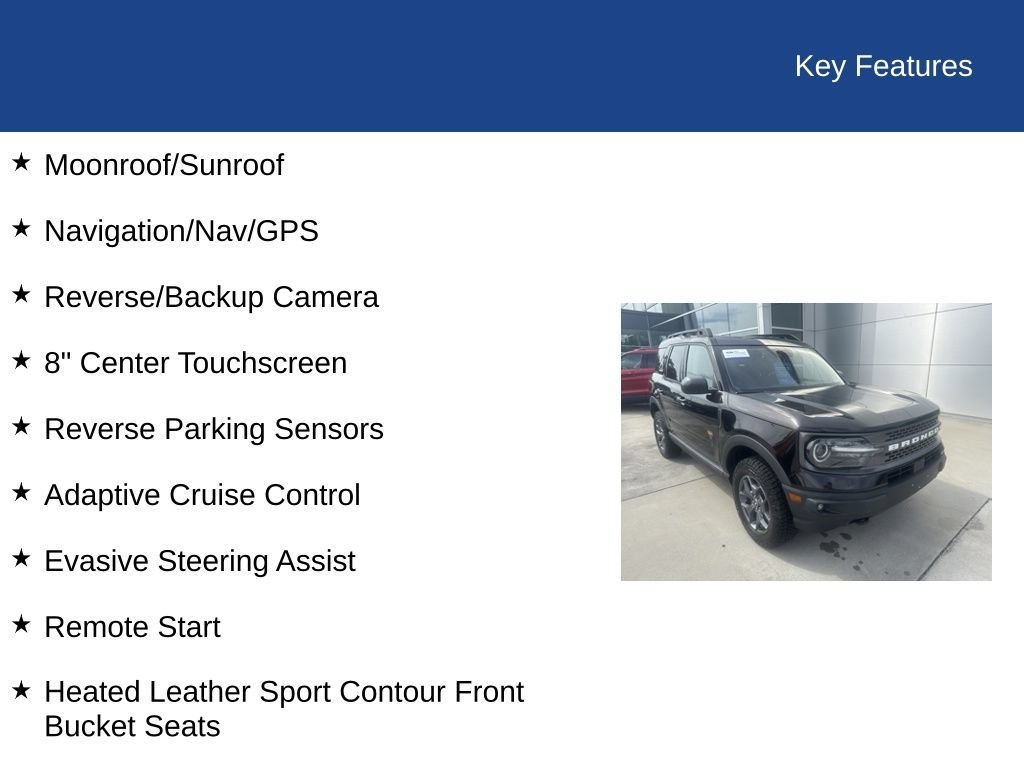 Certified 2021 Ford Bronco Sport Badlands w/ Badlands Package AWD/4WD image 32