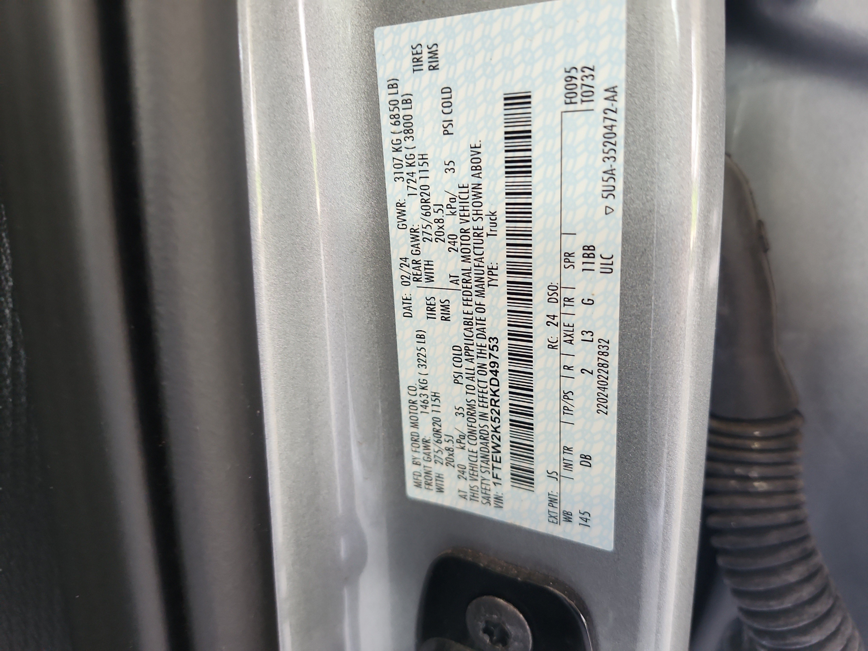 Certified 2024 Ford F150 STX RWD image 24