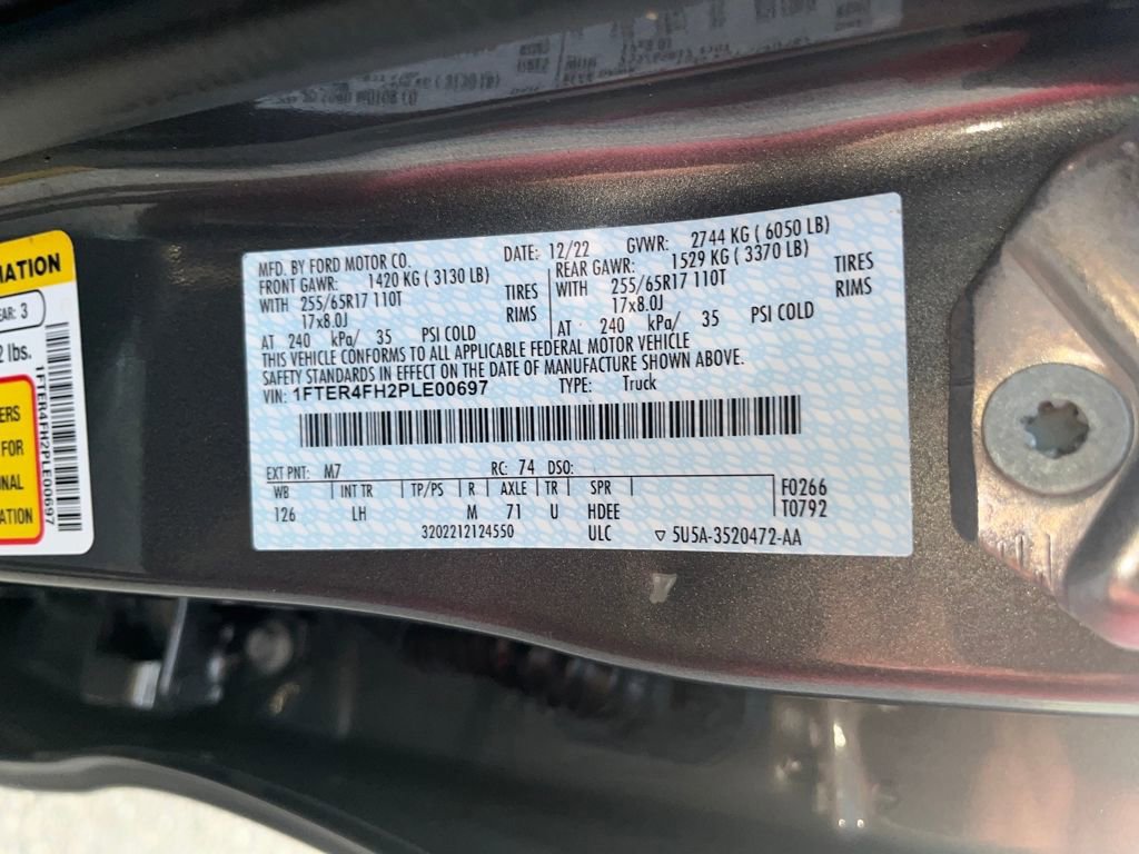 Certified 2023 Ford Ranger XLT w/ Trailer Tow Package image 34