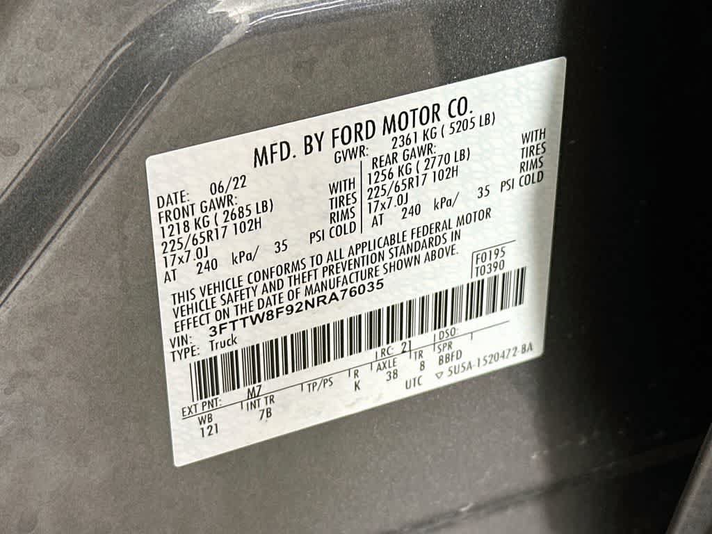 Certified 2022 Ford Maverick XLT w/ Equipment Group 300A Standard AWD/4WD image 21