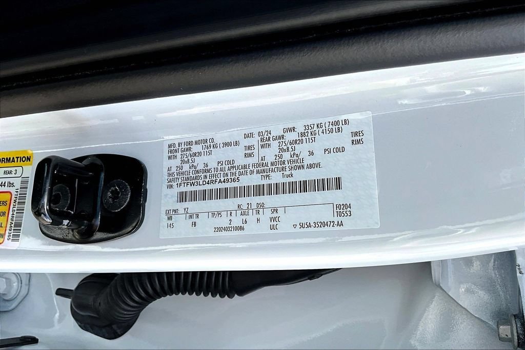 Certified 2024 Ford F150 XLT w/ Equipment Group 302A MID AWD/4WD image 22