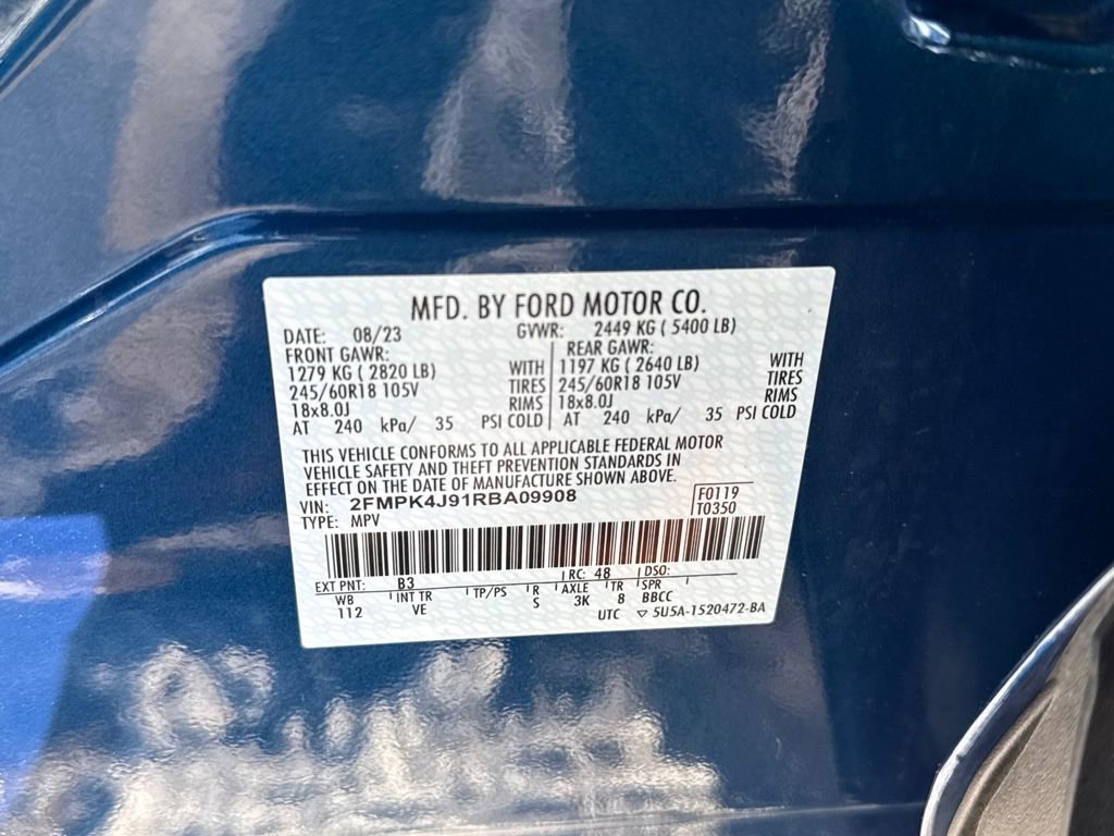 Certified 2024 Ford Edge SEL w/ Convenience Package image 16