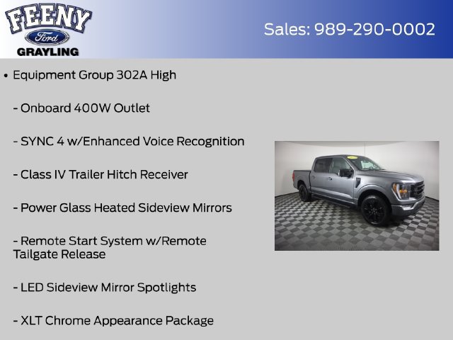 Certified 2023 Ford F150 XLT w/ Equipment Group 302A High AWD/4WD image 12