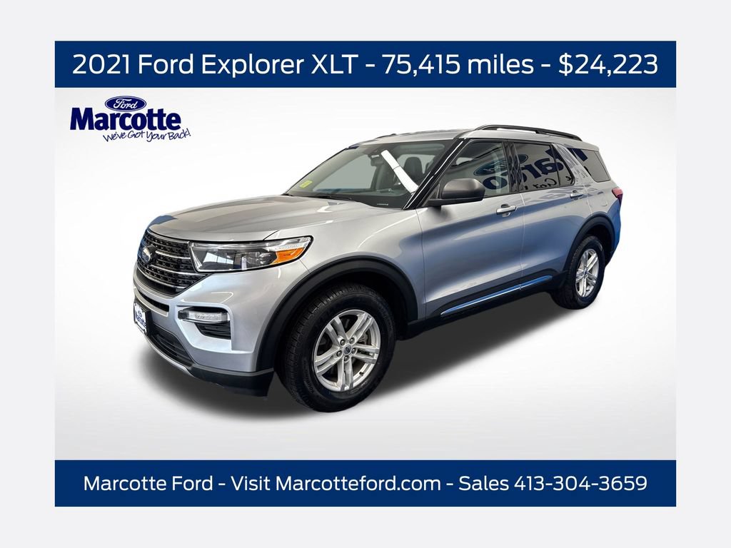 Certified 2021 Ford Explorer XLT w/ Equipment Group 202A