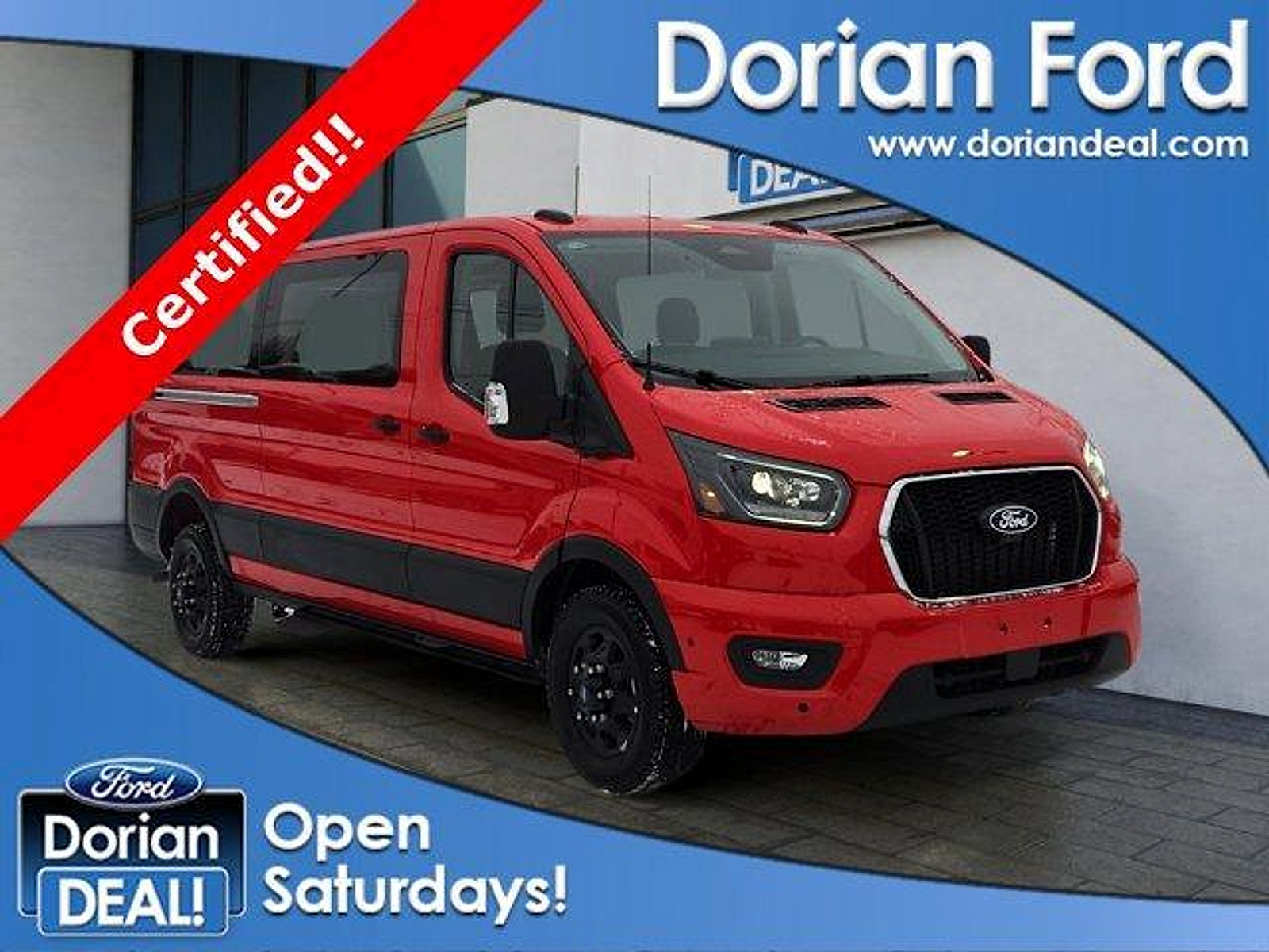 Certified 2026 Ford Transit 350 Low Roof AWD w/ Exterior Upgrade Package image 1