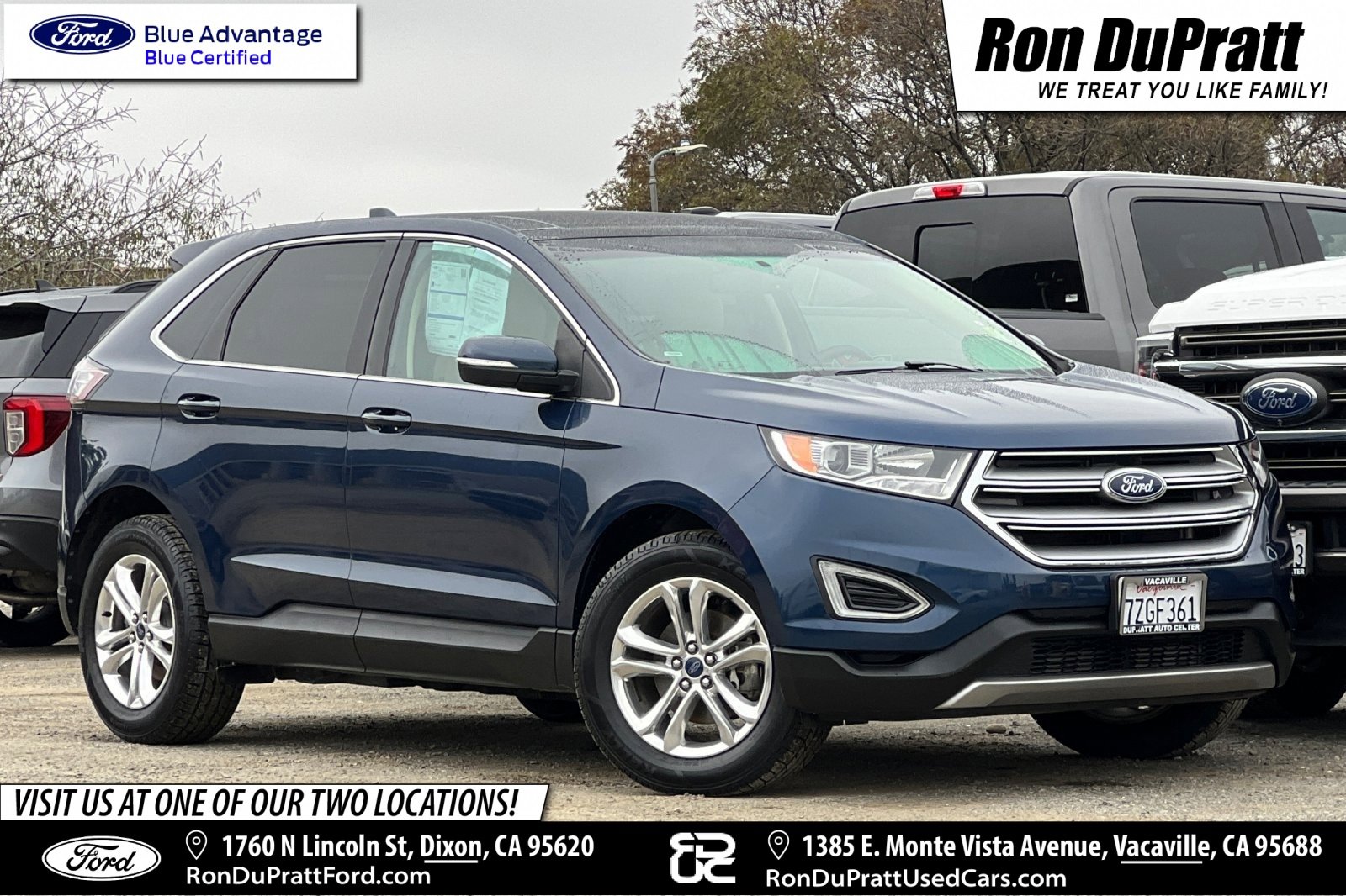 Certified 2017 Ford Edge SEL w/ Equipment Group 201A