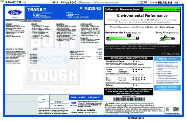 Certified 2024 Ford Transit 350 XLT RWD image 6