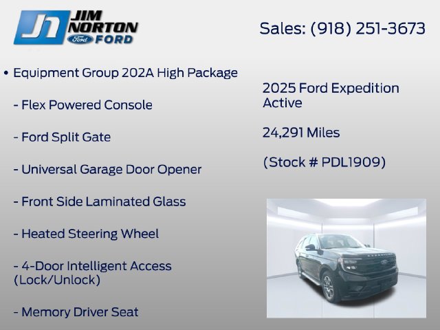 Certified 2025 Ford Expedition Active AWD/4WD image 14