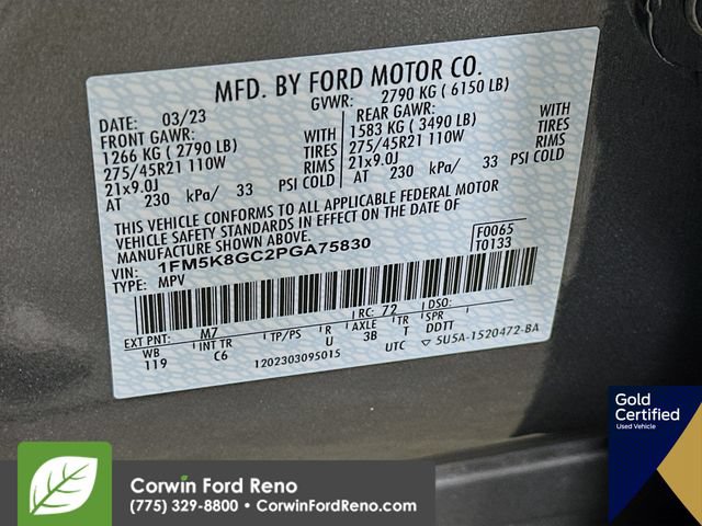 Certified 2023 Ford Explorer ST w/ Equipment Group 401A AWD/4WD image 38