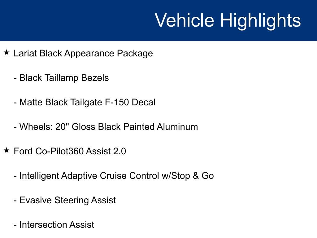 Certified 2023 Ford F150 Lariat w/ Equipment Group 502A High image 24