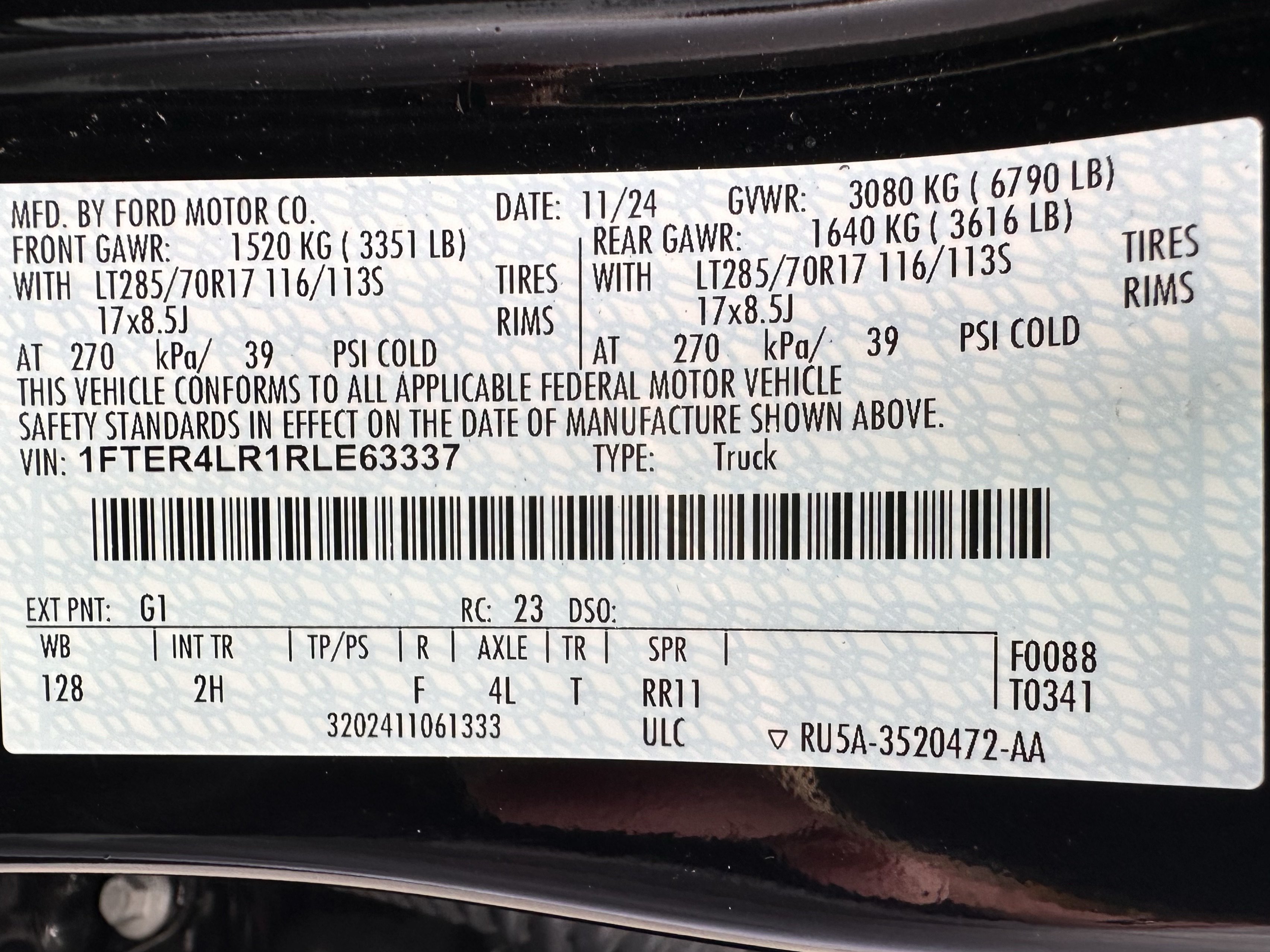Certified 2024 Ford Ranger Raptor AWD/4WD image 33
