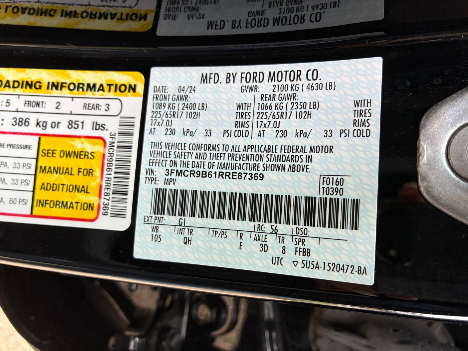Certified 2024 Ford Bronco Sport Big Bend AWD/4WD image 25
