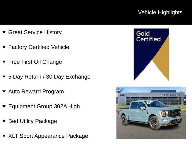Certified 2023 Ford F150 XLT w/ Equipment Group 302A High image 4