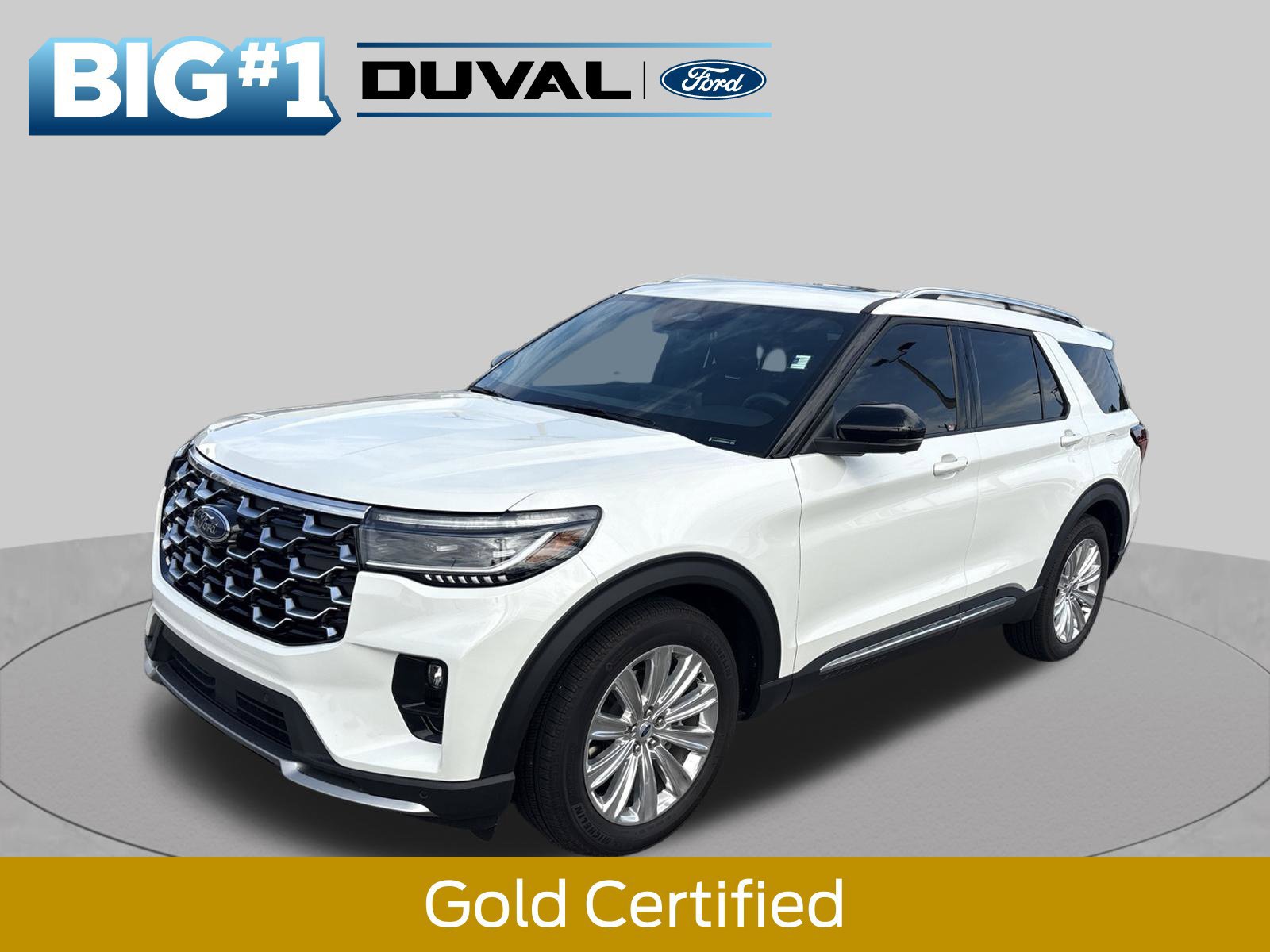 Certified 2025 Ford Explorer Platinum RWD image 3