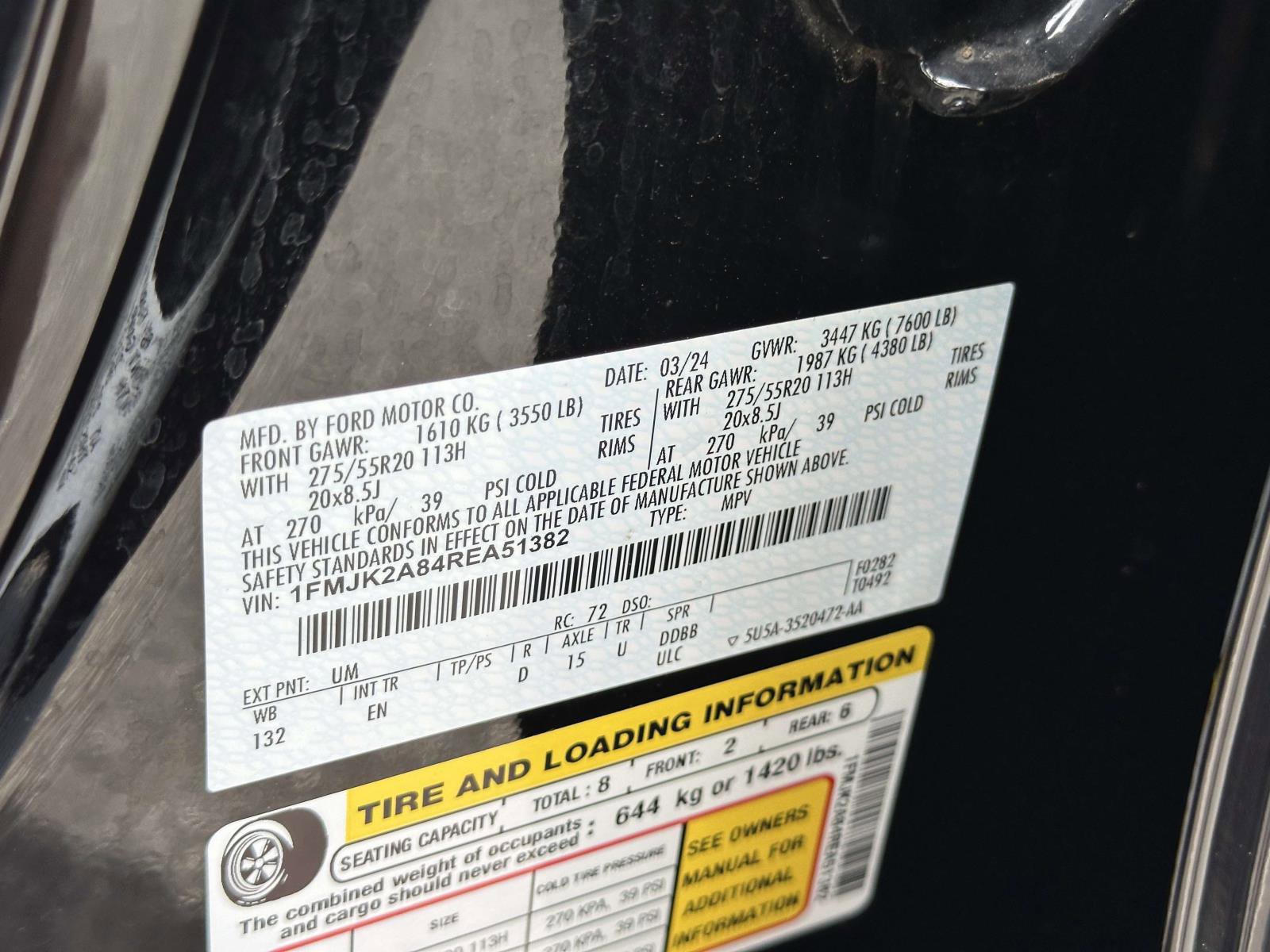 Certified 2024 Ford Expedition Max Limited AWD/4WD image 15