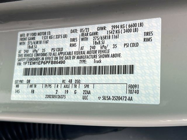 Certified 2023 Ford F150 XLT w/ Equipment Group 302A High image 32