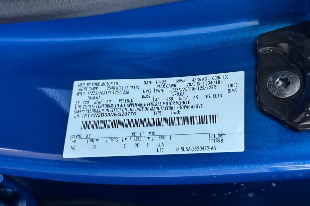 Certified 2022 Ford F250 XL w/ STX Appearance Package AWD/4WD image 23