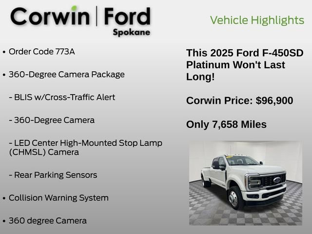 Certified 2025 Ford F450 Platinum w/ FX4 Off-Road Package image 7