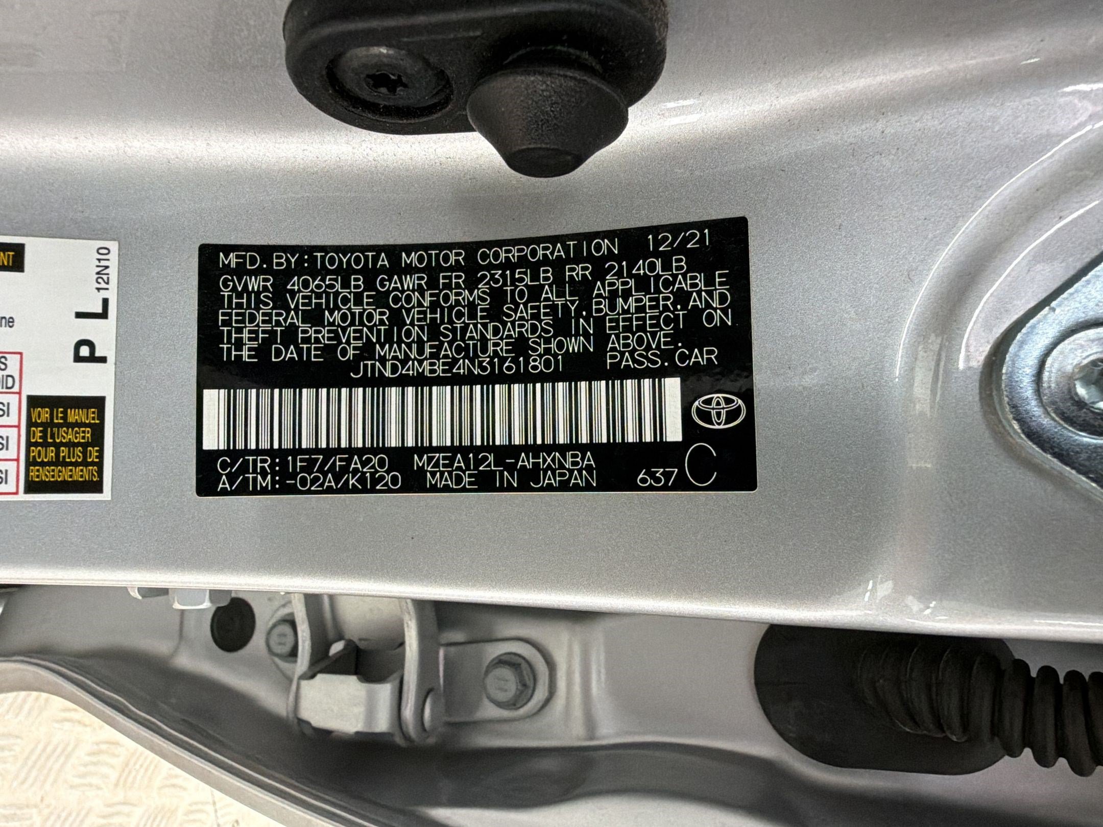 Used 2022 Toyota Corolla SE FWD image 20