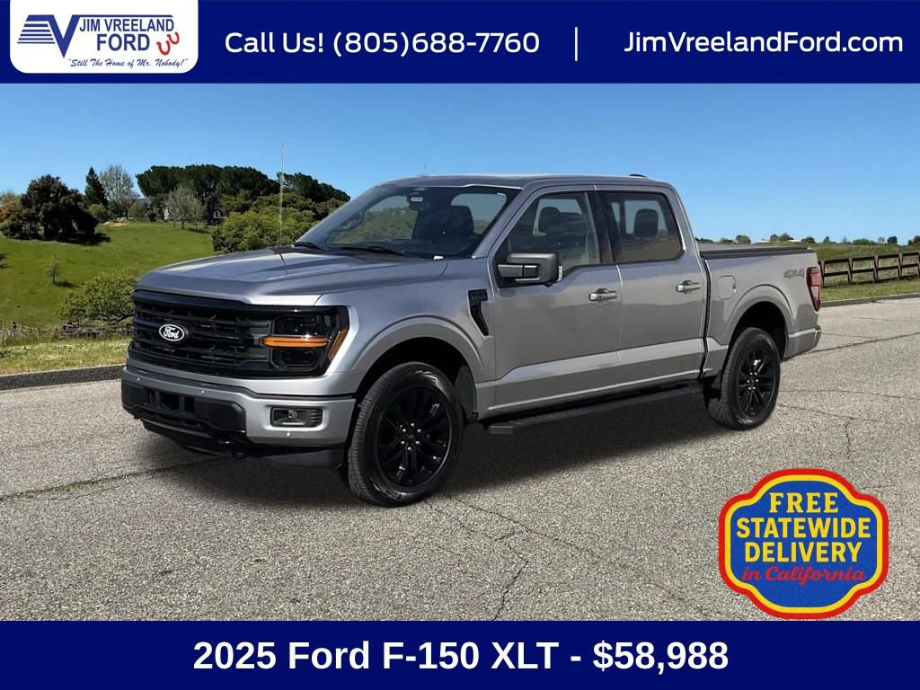 Certified 2025 Ford F150 XLT w/ Equipment Group 303A High
