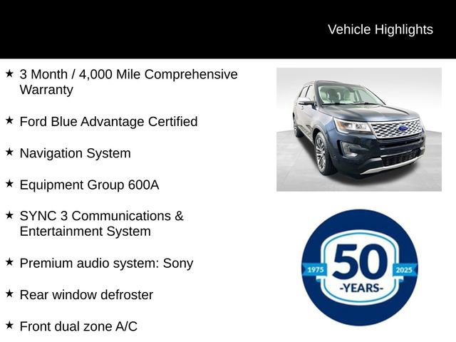 Certified 2017 Ford Explorer Platinum image 9