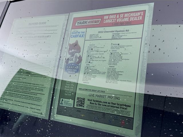 Used 2022 Chevrolet Equinox RS w/ RS Leather Package image 15