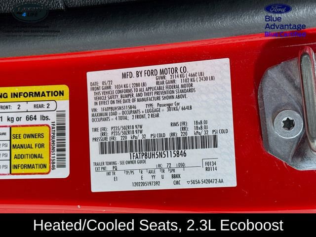 Certified 2022 Ford Mustang Premium image 30