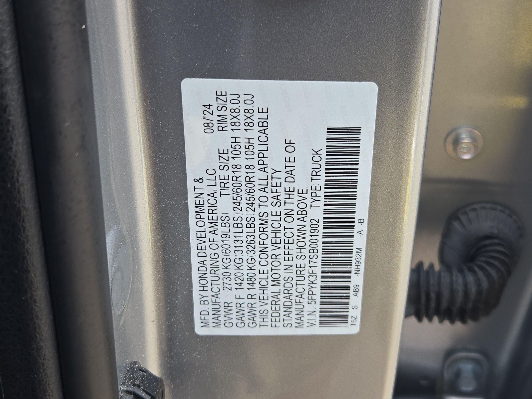 Used 2025 Honda Ridgeline Sport image 33