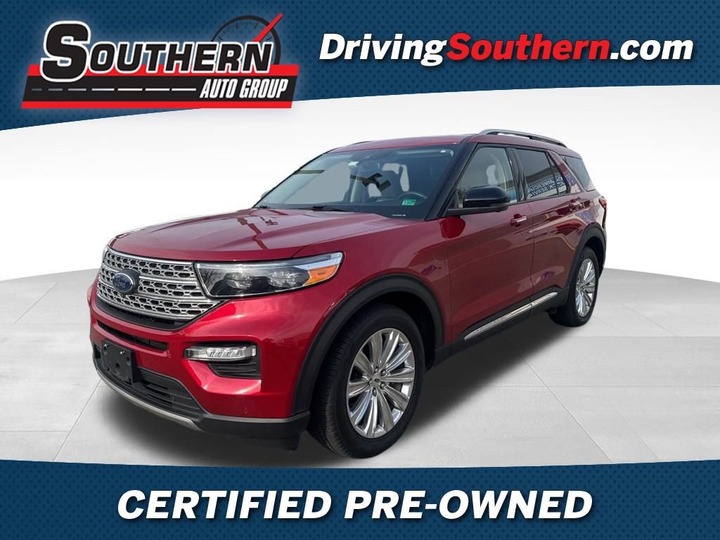Certified 2022 Ford Explorer Limited w/ Equipment Group 301A image 1